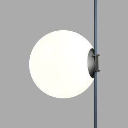 Cветильник для трека-ремня Belty, серия Orb, со светодиодом, D230*H236мм, 48V DC, 15W, RA90, 120°, 4000K, IP20, черный, акрил, Denkirs DK5554-BK