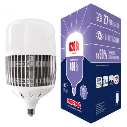LED-M80-100W-6500K-E27-FR-NR Лампа светодиодная, матовая, Серия Norma, Дневной белый свет 6500K, Картон.