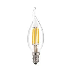 Филаментная светодиодная лампа Dimmable "Свеча на ветру" CW35 5W 4200K E14 BLE1424 (055830)