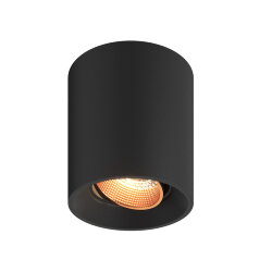 Светильник накладной, IP 20, 10 Вт, GU5.3, LED, черный/бронзовый, пластик, Denkirs DK3090-BBR