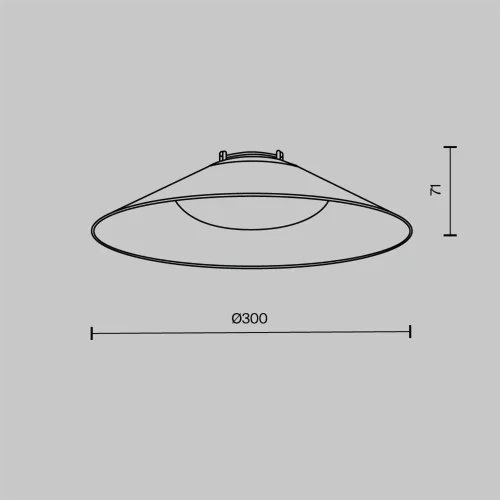 Подвесной светильник Campana Parity 4000K 12Вт 120° черный (Черный) - фото 6