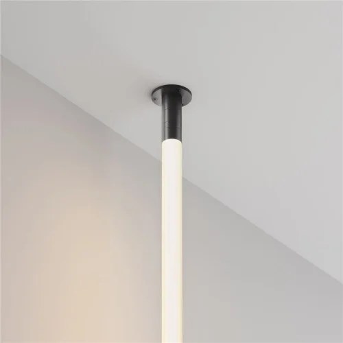 Основание для накладного монтажа системы Shelf с внешней резьбой с вводом питания (Черный) - фото 2