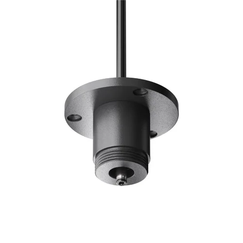 Основание для накладного монтажа системы Shelf с внешней резьбой с вводом питания (Черный) - фото