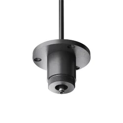 Основание для накладного монтажа системы Shelf с внешней резьбой с вводом питания (Черный)