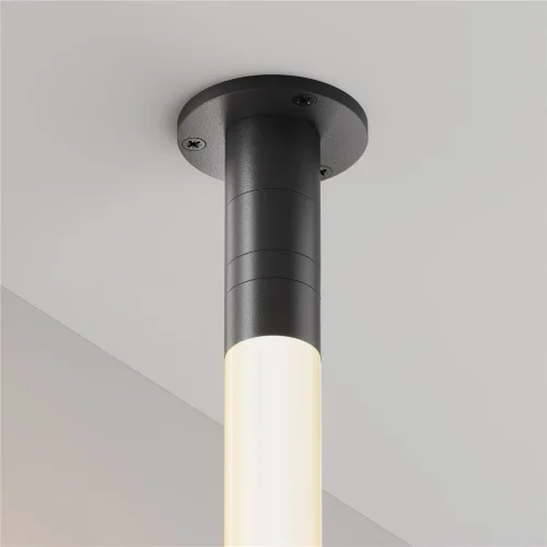 Основание для накладного монтажа системы Shelf с внешней резьбой с вводом питания (Черный) CA022BO-P-B - фото 3