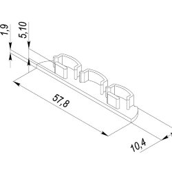 Заглушка для LC-LP-0959 без отверстия