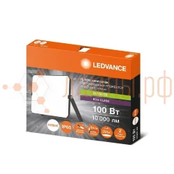 Прожектор светодиодный 100W/4000K IP65 | 10000Lm Симметричный 105° Чёрный | FLOODLIGHT ECO G4 | - LEDVANCE