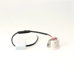 Светодиодный светильник направленный JH-DJD-008-R DHL42 (220VAC, 1W, warm white)