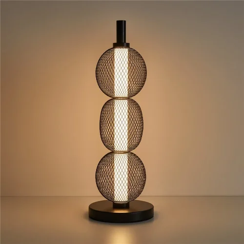 Настольный светильник FR6195TL-L6B Буш / Bush 6 Вт LED (Черный) FR6195TL-L6B - фото 8
