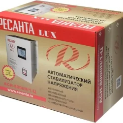 Стабилизатор напряжения АСН-8000Н/1-Ц 1ф 8кВт IP20 релейный Ресанта 63/6/17