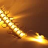 Светодиодный модуль 3 led 2835 MOD108 (12V, 1.5W, yellow, IP65) - фото I