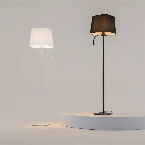 Напольный светильник (торшер) Farel E27х1 60Вт (Белый) - фото 4