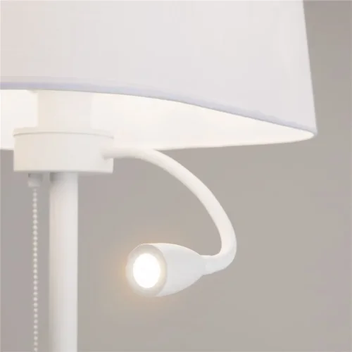 Напольный светильник (торшер) Farel E27х1 60Вт (Белый) - фото 5