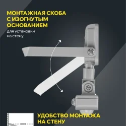 Прожектор светодиодный СДО 07-10Д 10Вт 6500К IP54 с датчиком движ. сер. IEK LPDO702-10-K03