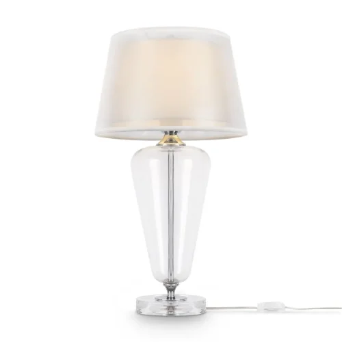 Настольный светильник Verre E27х1 40Вт (Хром) - фото