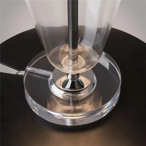 Настольный светильник Verre E27х1 40Вт (Хром) - фото 10