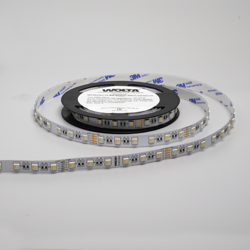Светодиодная лента WOLTA WLS5050-14,4W/RGBW-3000/24H60-01 SMD5050 14,4Вт RGB-W 3000K 24В IP20 60 led/m - фото 2.