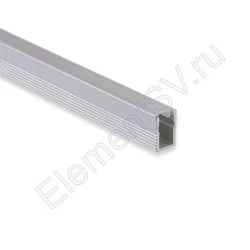 Алюминиевый профиль миниатюрный 609 (2500х9х11мм с рассеивателем)