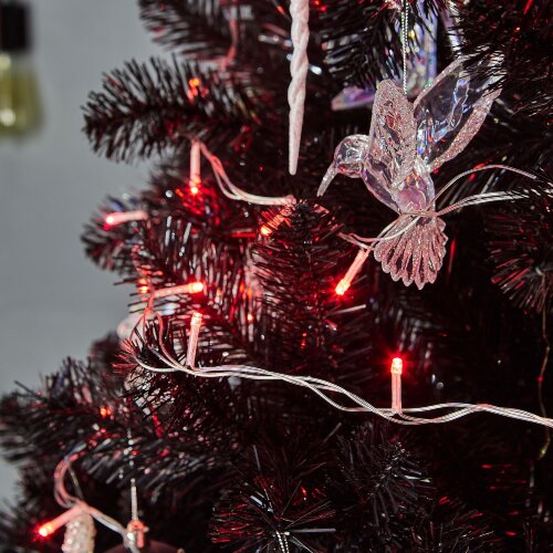 ULD-S0500-050-DTA RED IP20 Гирлянда светодиодная, 5м, 50 светодиодов, Красный свет, Провод прозрачный - фото 8