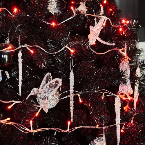 ULD-S0500-050-DTA RED IP20 Гирлянда светодиодная, 5м, 50 светодиодов, Красный свет, Провод прозрачный - фото 4