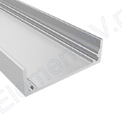 Профиль алюминиевый прямоугольный 4L-3510-S ANOD