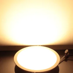 Светодиодный светильник OM15 (220V, 18W, round D220mm,warm white)