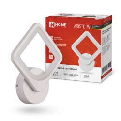 Светильник настенный светодиодный ELEGANT ARISTO-W 15Вт 230В 3000-6500K 1200Лм STEP COLOR белый IN HOME