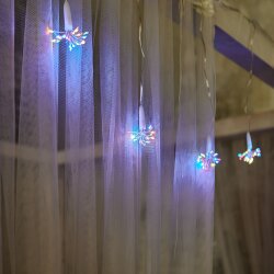 ULD-S0250-200-STA MULTI IP44 STARBURST Гирлянда светодиодная Звезда, 2.5м, 200 светодиодов, Разноцветный свет, Провод прозрачный