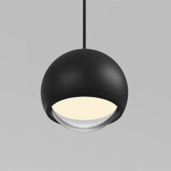 Светильник для трека Air, серия Hang 3000 со светодиодом, ?80*76мм, 48V DC, 5W, RA?95, 120°, 3000K, IP20, черный, алюминий, Denkirs DK5316-BK