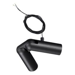 Ввод питания с гибким угловым соединителем «L» и проводом-подвесом (длина провода – 2м) без базы «Novotech» 359390, серия: GLAT