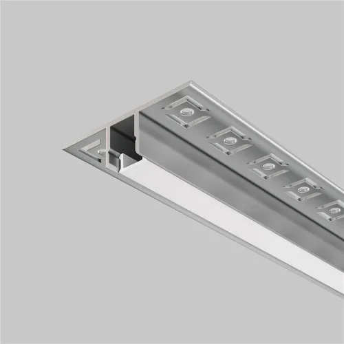 Алюминиевый профиль встраиваемый скрытого монтажа 53×13 (Серебро, 2 м), ALM-5313B-S-2M (Серебро) - фото 3