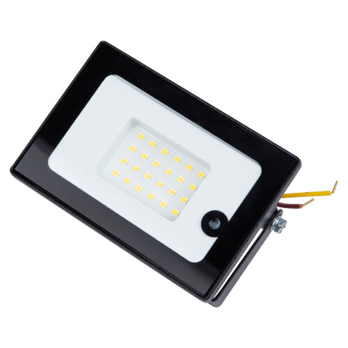 ULF-Q518 30W-6500K SENSOR IP65 220-240V BLACK Прожектор светодиодный с датчиком движения и освещенности, Дневной свет 6500K, Корпус черный, TM Volpe - фото 1