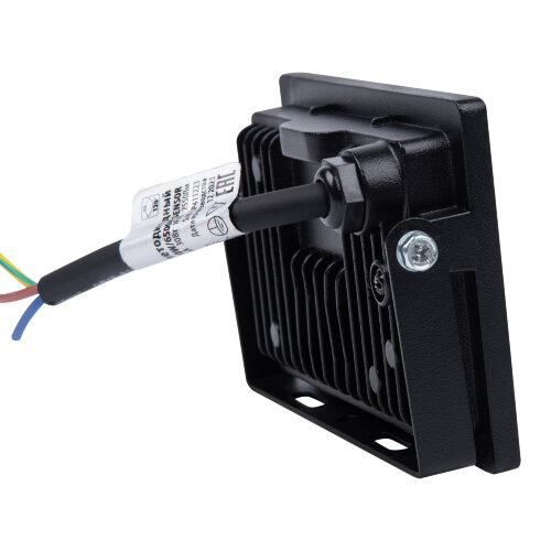 ULF-Q518 30W-6500K SENSOR IP65 220-240V BLACK Прожектор светодиодный с датчиком движения и освещенности, Дневной свет 6500K, Корпус черный, TM Volpe - фото 4