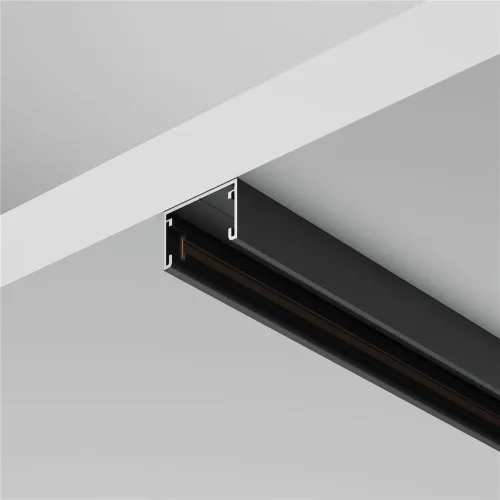 Шинопровод 1м накладной Basity, черный (Черный) - фото 3