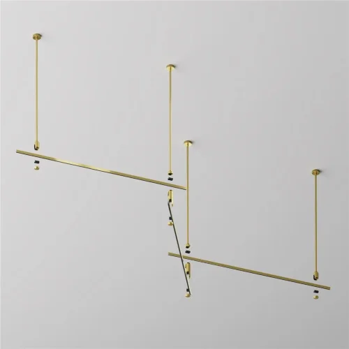 Шинопровод 1 м Flarity латунь (Латунь) - фото 5