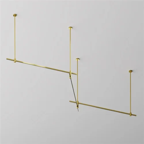 Шинопровод 1 м Flarity латунь (Латунь) - фото 6