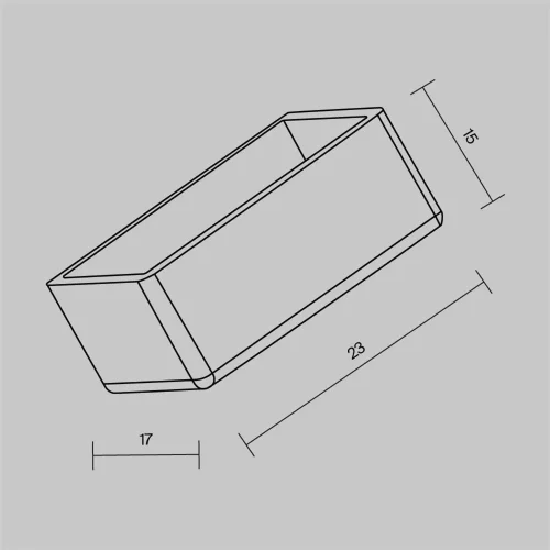 Заглушки для токоведущего светильника Elasity IP 2 шт. (Белый) - фото 6