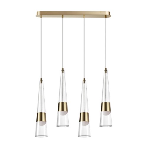 Люстра линейная «ODEON LIGHT» 5043/42L, серия: LUMP (крепление на планке). Фото 1.