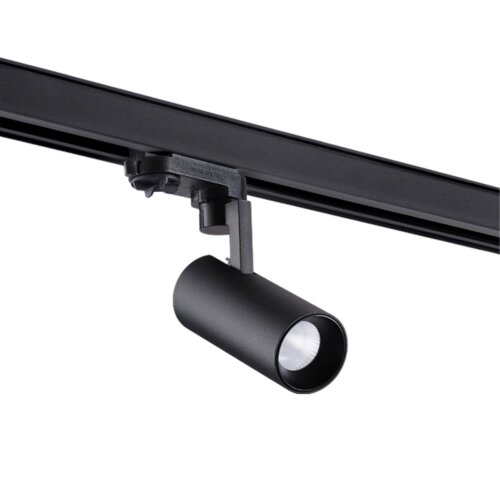 Трёхфазный трековый светодиодный светильник «Novotech» 358254, серия: HELIX. Фото 1.