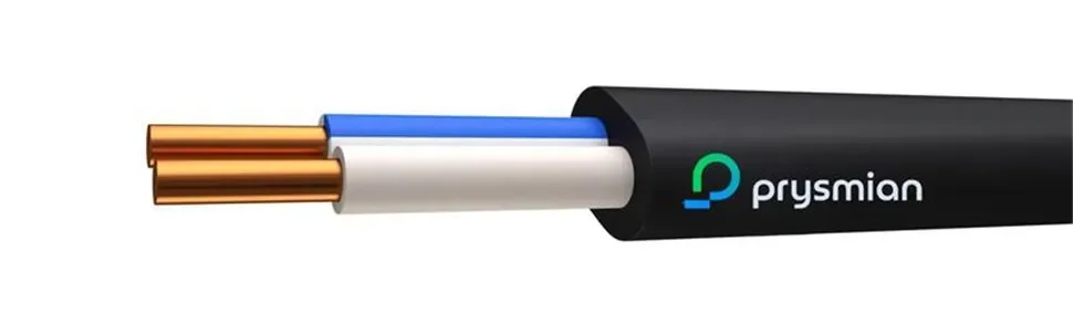 Кабель ВВГ-Пнг(А) 2х1.5 0.66кВ Ч (бухта) (м) РЭК-PRYSMIAN 1402040101 - фото