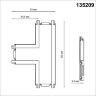 Соединитель Т-образный с токопроводом для низковольтного шинопровода «Novotech» 135209, серия: SMAL. Фото 3.