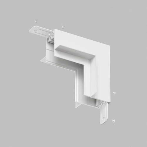 TR2118-WH Угол стена-потолок встраиваемый под ГКЛ SMART, белый.