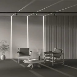 Трековый светильник Outline Exility 2700-6000K 6Вт 180° (Черный)