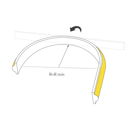 Светодиодная лента герметичная MOONLIGHT-ТОР-М280-10х5mm 24V Warm3000 (15 W/m, IP65, 5m, wire х1) (Arlight, Вывод прямой, 3 года) 041522 - фото 5