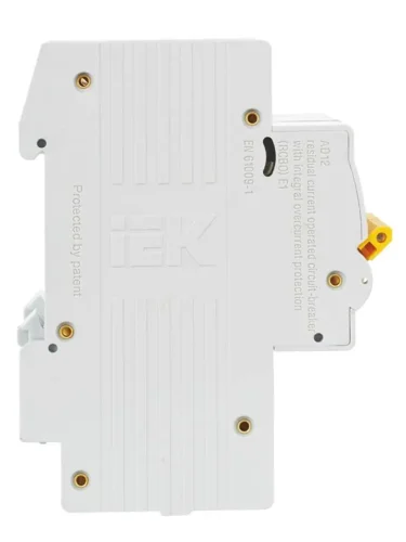 Выключатель автоматический дифференциального тока 2п C 25А 100мА тип AC 4.5кА АД-12 KARAT IEK MAD10-2-025-C-100 - фото 5