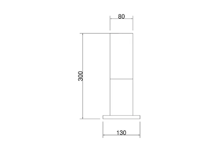 Ландшафтный светильник Willis E27х1 60Вт IP 54 (Черный) - фото 3