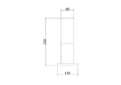 Ландшафтный светильник Уиллис / Willis E27х1 60Вт IP 54 (Черный) O418FL-01B - фото 3