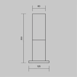 Ландшафтный светильник Уиллис / Willis E27х1 60Вт IP 54 (Черный) O418FL-01B
