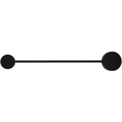 Светильник WOLTA WSL-GX53/13LG под лампу GX53 Черный MOLECULE