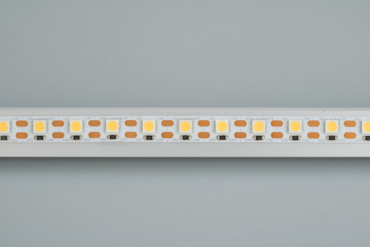 Светодиодная лента RT 2-5000 12V Сх1 Green 2х (5060, 360 LED, LUX) (Arlight, 15.6 Вт/м, IP20) 011710 - фото 3